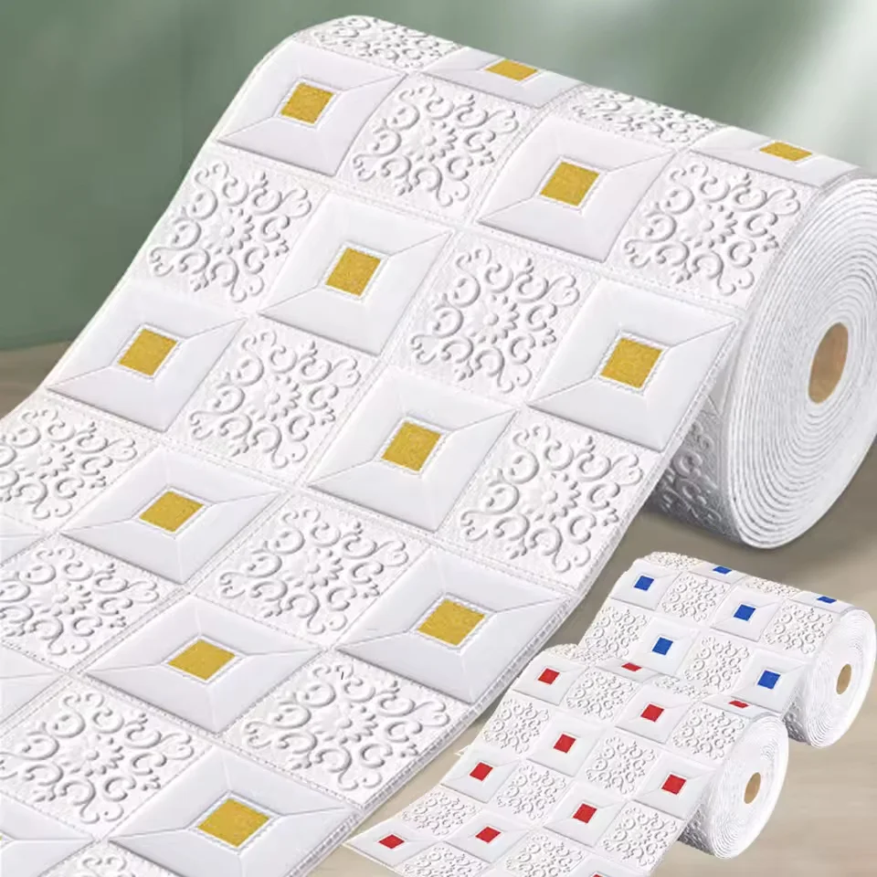 Craft Foam Roll - สติ๊กเกอร์ติดผนัง 3 มิติ ขนาด 70 ซม.