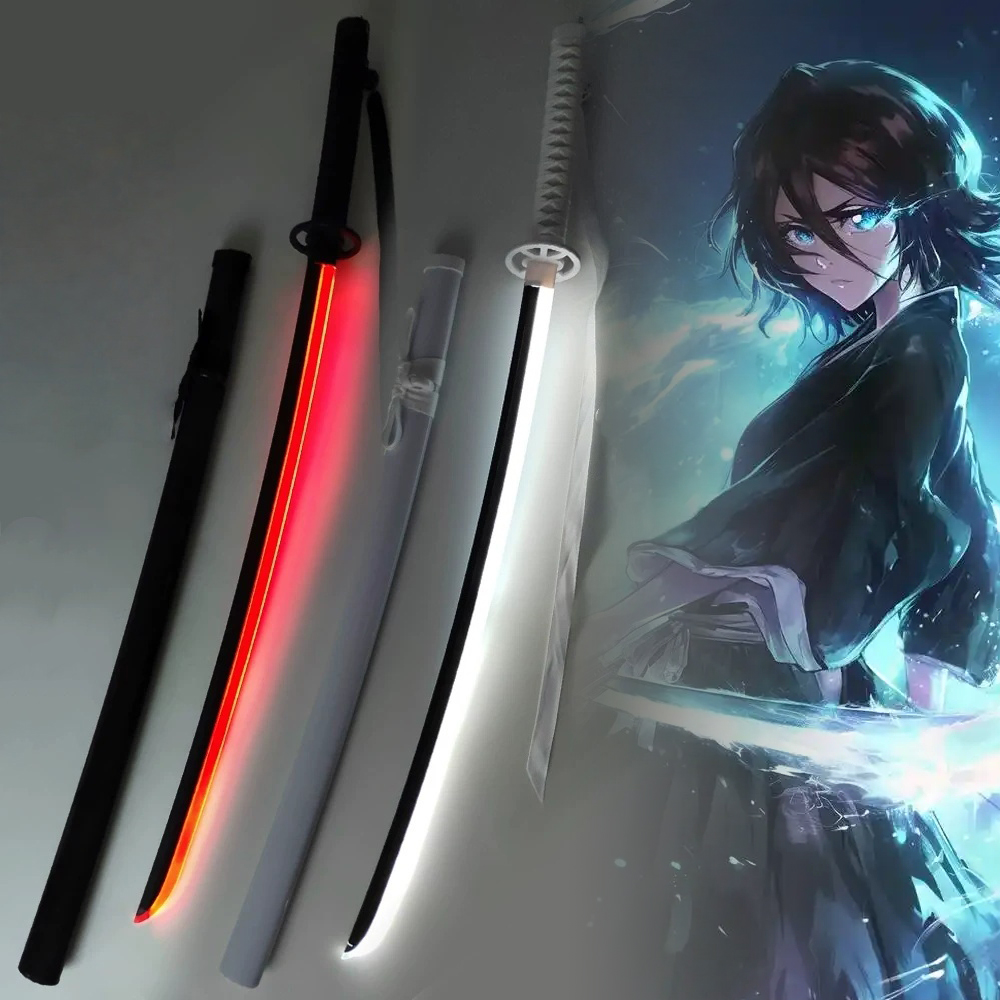 Cosplay Prop Katana - ดาบคาตานะเรืองแสงขนาด 40 นิ้ว ดาบไลท์เซเบอร์ LED อนิเมะ