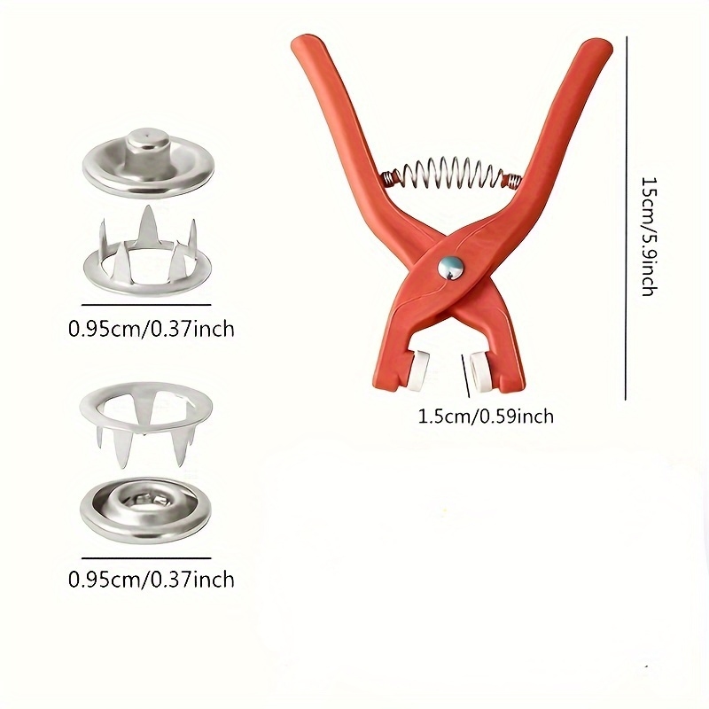 ชุดคีมย้ำกระดุมแบบใช้มือ 50 ชุ - Snap Fastener Set บทวิจารณ์และราคา