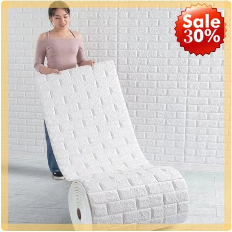 3D โฟมนุ่มอิฐวอลล์เปเปอร์สติกเ - Craft Foam Roll บทวิจารณ์และราคา