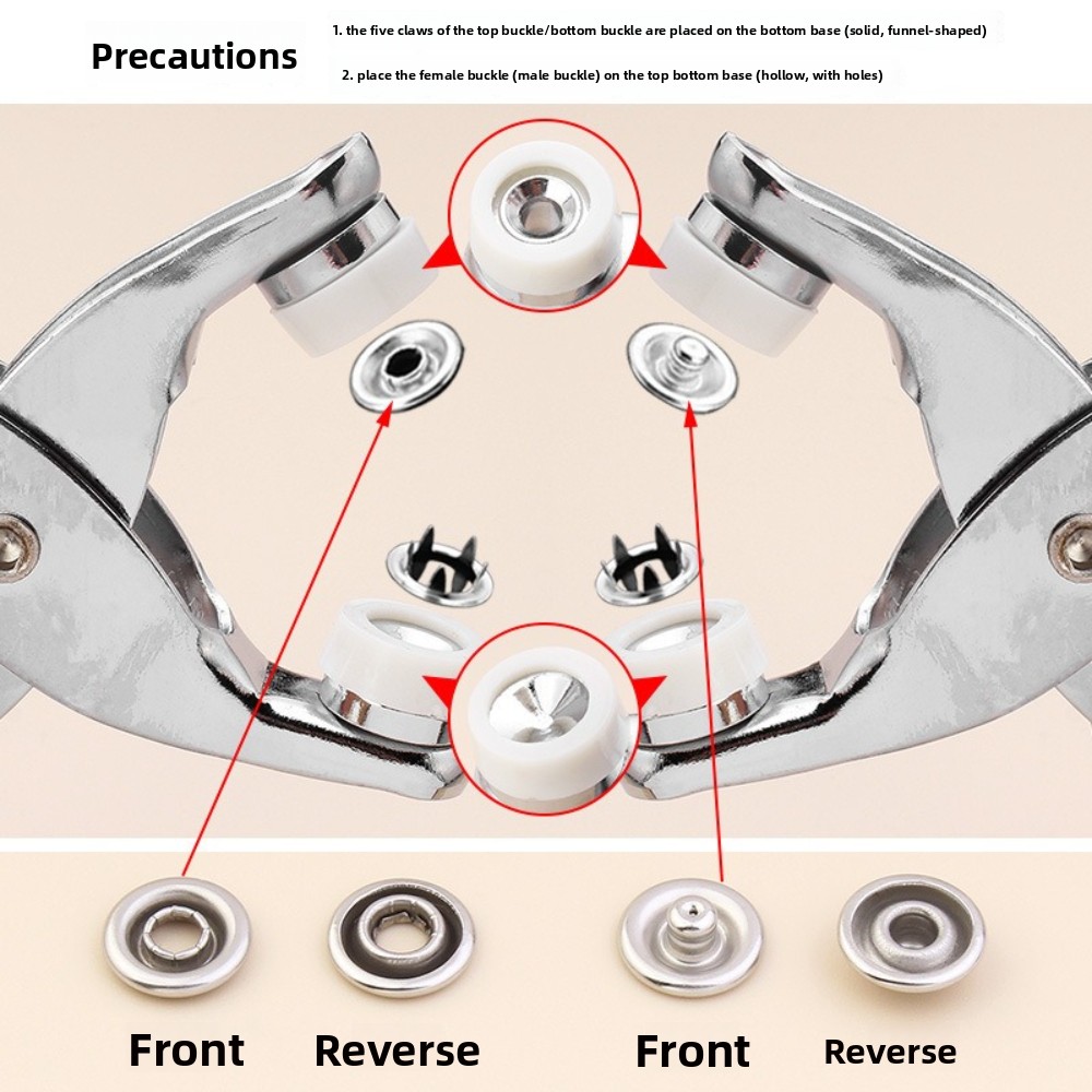 ชุดคีมติดกระดุมแป๊กขนาด 9.5 มม - Snap Fastener Set บทวิจารณ์และราคา
