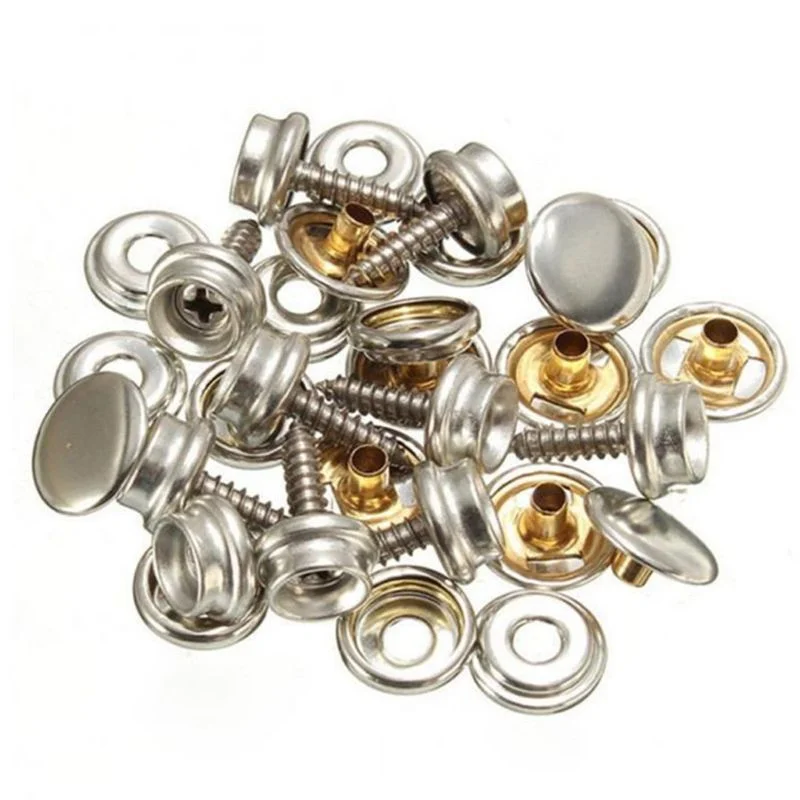 10ชุดชุดอุปกรณ์ยึดสแน็ปสแตนเลส - Snap Fastener Set บทวิจารณ์และราคา